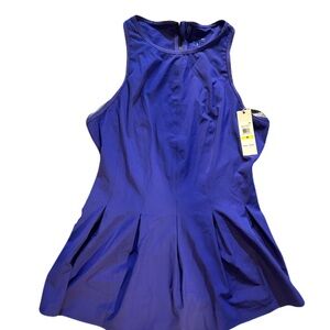 Women's Calvin Klein Performance Quick Dry Purple Blue Tennis Dress